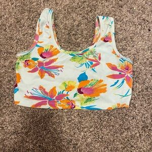 Floral crop top